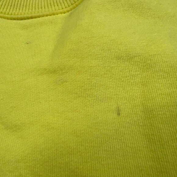 Fiorucci Crewneck Sweatshirt Pullover Yellow Color Women’s Size M Medium Italy - Picture 7 of 16